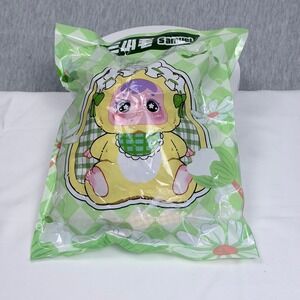 Samuel Rabbit Big Family Plush Doll Green Checkered Unsealed Package 940-Opened